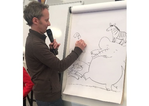 Jens Rassmus auf der Buchmesse in Casablanca 2017 © Goethe-Institut Marokko Jens Rassmus auf der Buchmesse in Casablanca 2017