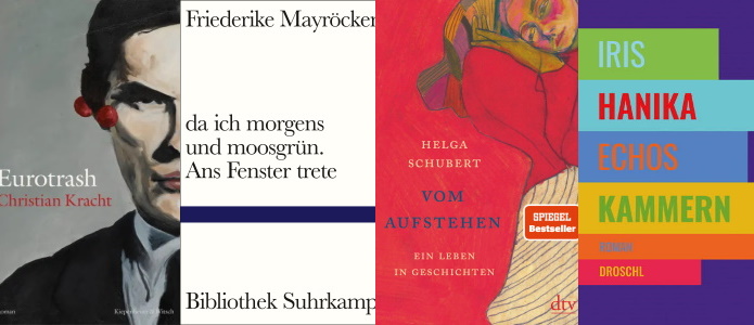 Kracht, Mayröcker, Schubert, Hanika