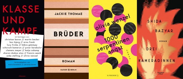 Baron, Thomae, Wenzel, Bayzar © Ullstein, © Hanser Literaturverlage, © S. Fischer, © KiWi Baron, Thomae, Wenzel, Bayzar